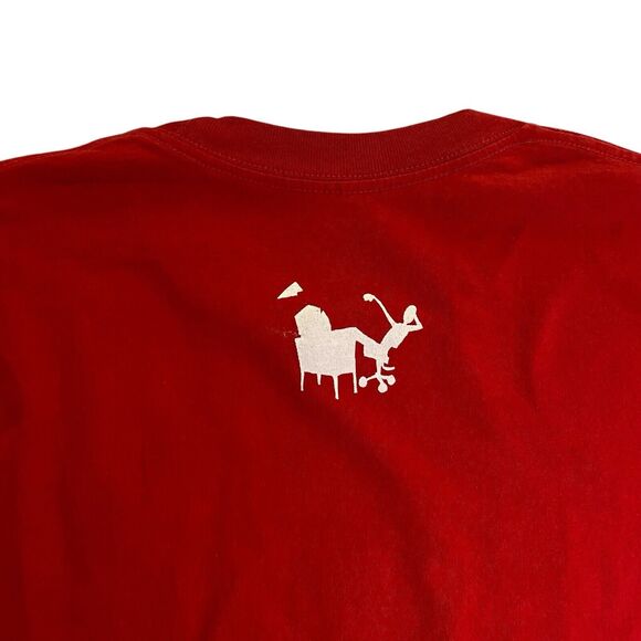 Men's T Shirt Bowling Soccer Dodge Ball I’d Hit That Funny Graphic Tee Y2K Sz XL - Picture 3 of 12